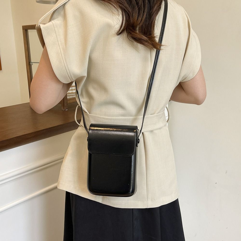 Women Bags Leather - PU Leather Flap Crossbody Bags Simple