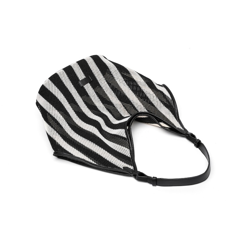 Striped Woven Large Capacity T - Shopper Tote Canvas review and price