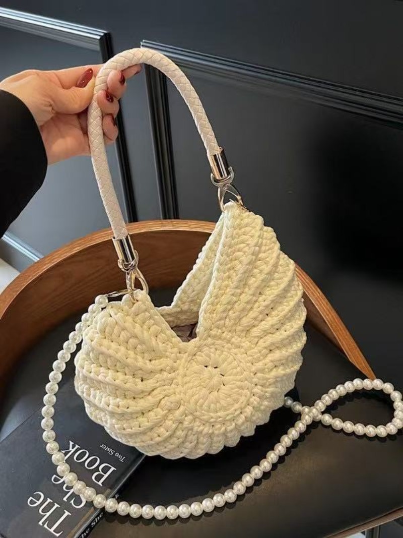 Creative Conch Shaped Crochet  - Women Bags Handmade review and price