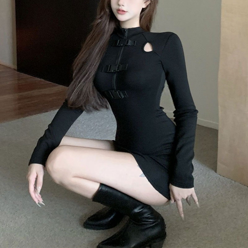 Aura Sexy Hollow Out Mini Dres - Women X Bags review and price