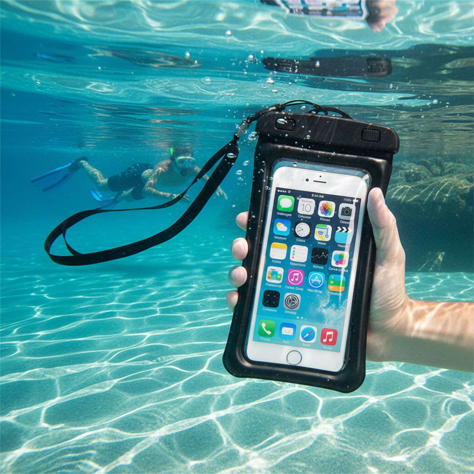 Blue Black Waterproof Phone Ba - Women Bags Waterproof review and price