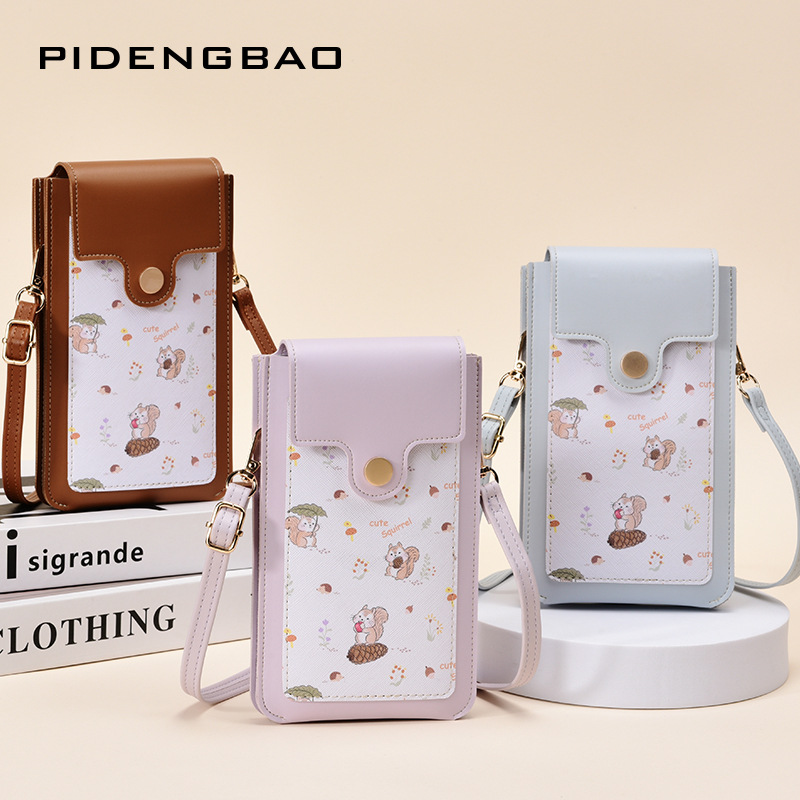 New Cute Squirrel Pattern Touc - Women Bags Leather review and price