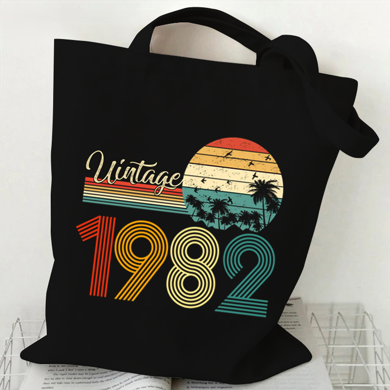 Vintage 1984 Tote Bag Vintage  - Shopper Tote Canvas review and price