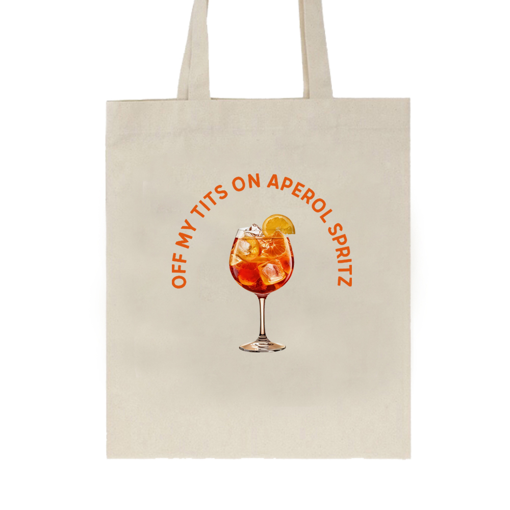 Off My Tits on Aperol Spritz W - Shopper Tote Canvas review and price