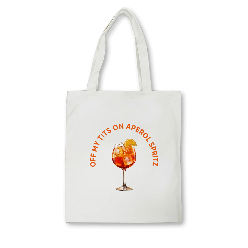 Off My Tits on Aperol Spritz W - Shopper Tote Canvas review and price