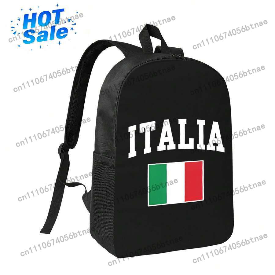 Italia Flag Backpack Waterproo - Women Bags Waterproof review and price