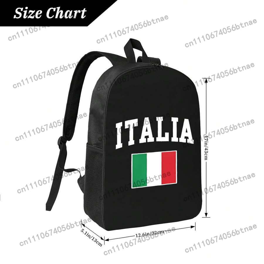 Italia Flag Backpack Waterproo - Women Bags Waterproof review and price