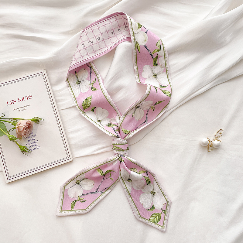 Korean Silk Satin Long Scarf F - Women'S Retro Bags review and price