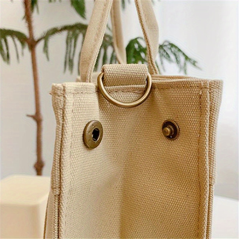 Letter Print Canvas Tote Bag,  - Shopper Tote Canvas review and price