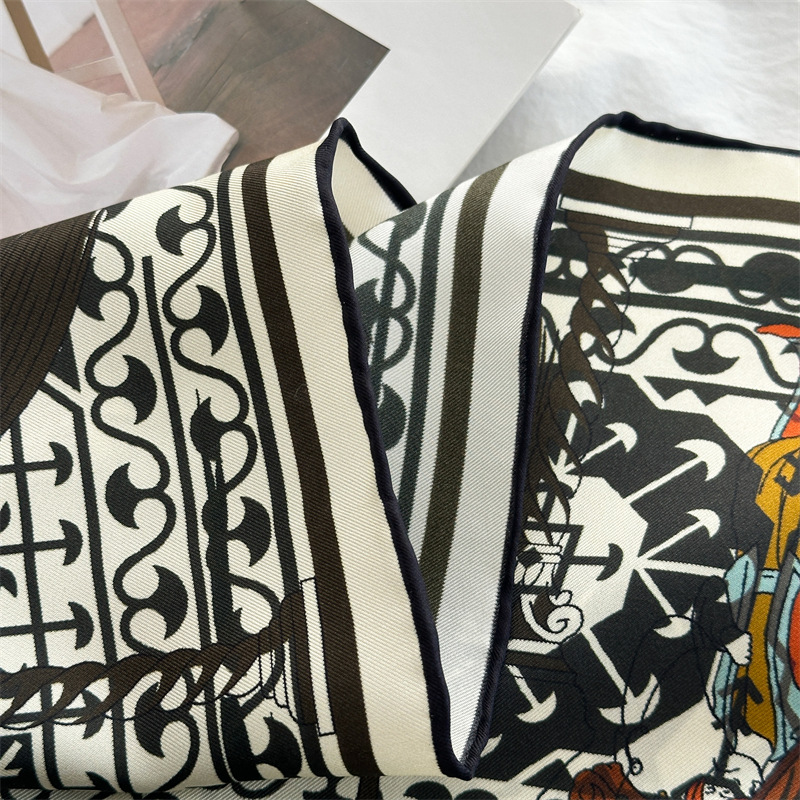 14mm Silk Scarf Luxury Square  - Women Bags Handmade review and price