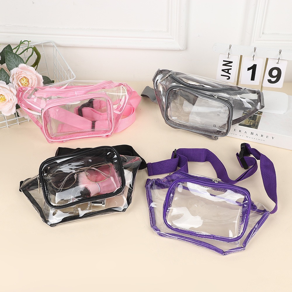 Clear Fanny Pack Transparent P - Women Bags Waterproof review and price
