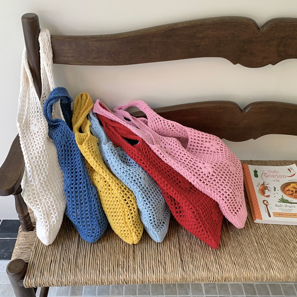 Crochet Bag Handmade Hollow Ou - Women Bags Handmade review and price
