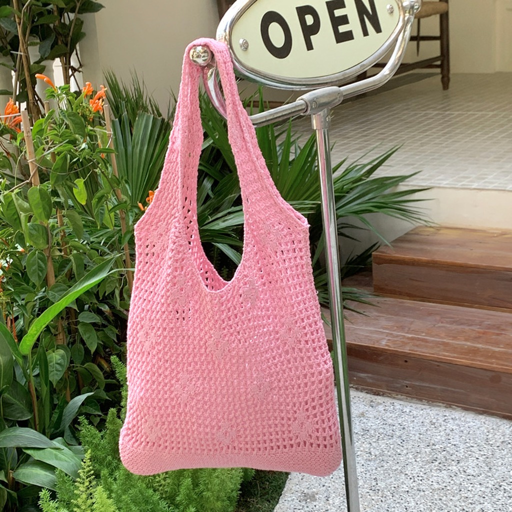 Crochet Bag Handmade Hollow Ou - Women Bags Handmade review and price