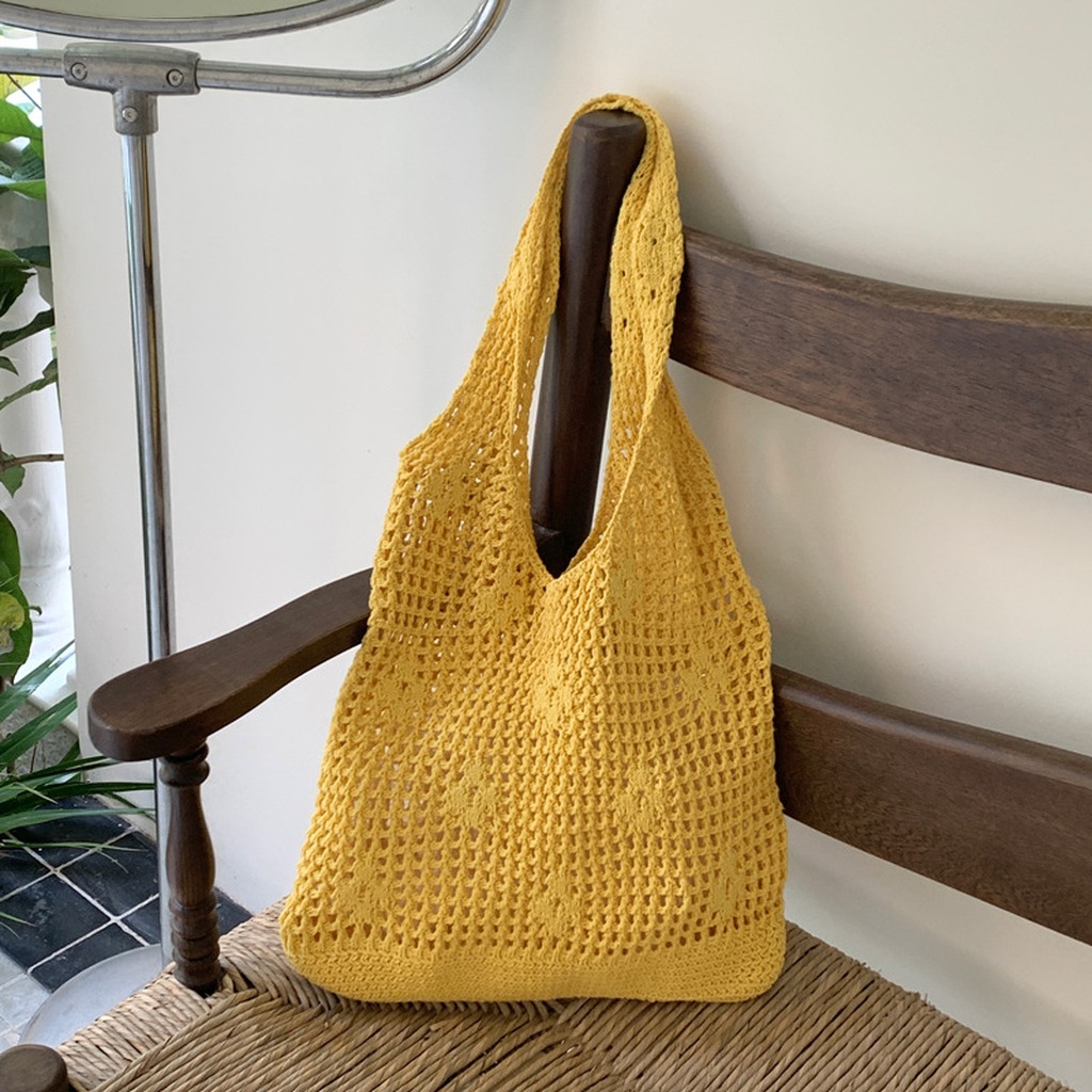 Crochet Bag Handmade Hollow Ou - Women Bags Handmade review and price