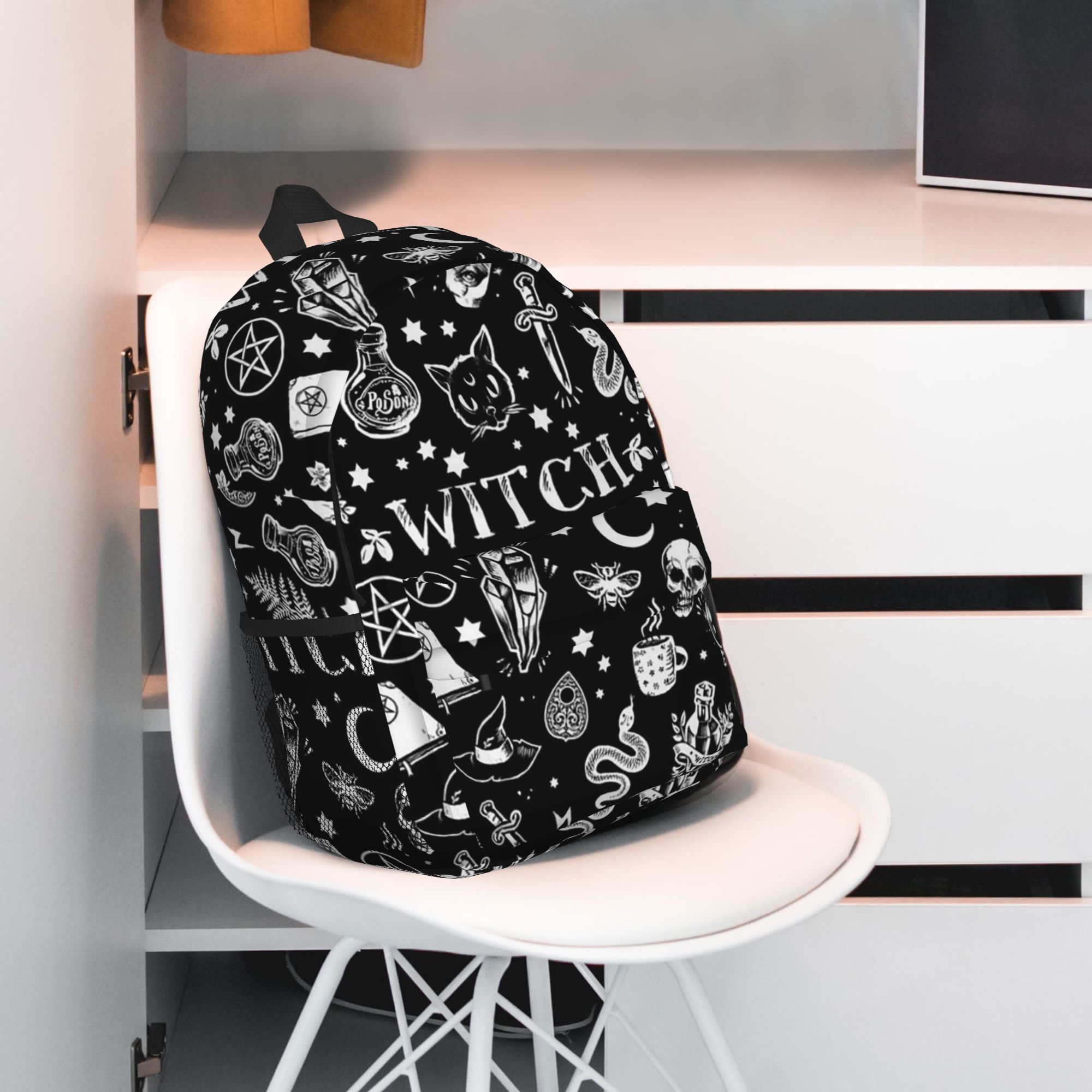 Skull Cat Moon Gothic Design B - Women Bags Designer Sale review and price