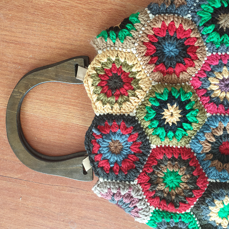 Bohemian Granny SquareCrochet  - Women Bags Handmade review and price
